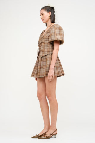 Aria Plaid Skirt