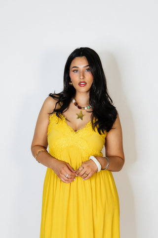 Driftlace Midi Dress