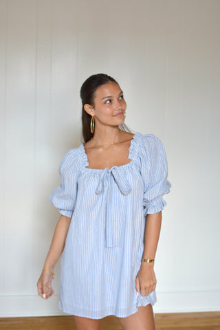 Laguna Stripe Mini Dress