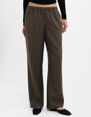 Off Duty Pant- Micro Check