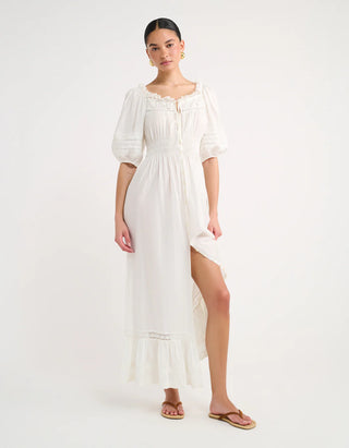 Sea Cotton Midi Dress