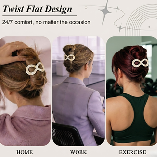 French Amie Infinity Hair Barrette