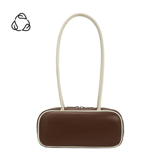 Micaela Chocolate Vegan Shoulder Bag