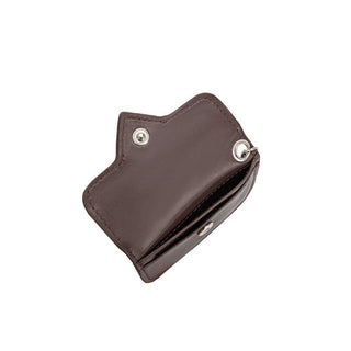 Lovell Espresso Vegan Leather Card Holder