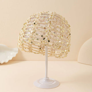 Glitter Sequin Crochet Hat