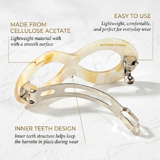 French Amie Infinity Hair Barrette