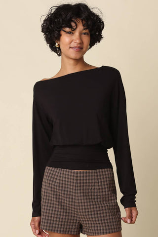 Helen Draped Waist Top