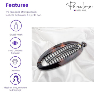Parcelona French Banana Hair Clip