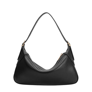 Nicolette Black Recycled Vegan Shoulder Bag