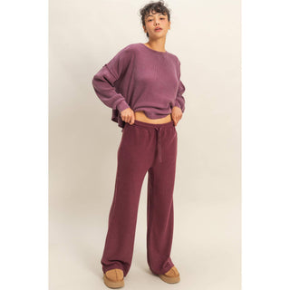 Dark Cherry Sweatpants