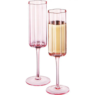 Flower Champagne Flute