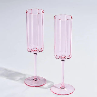 Flower Champagne Flute