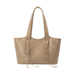 Phoebe Beige Recycled Vegan Shoulder Bag