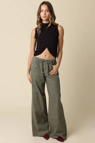 Say Draped Tank Top