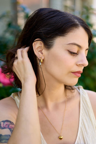 Maura Studs - 18K Gold Plated and Stainless Steel