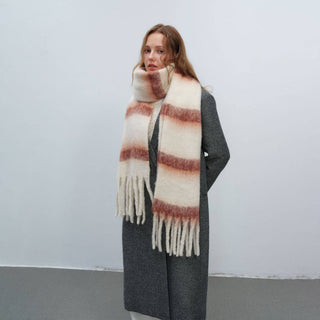 Stripe Chunky Scarf