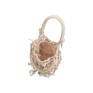 Skye Natural Small Shell Top Handle Bag